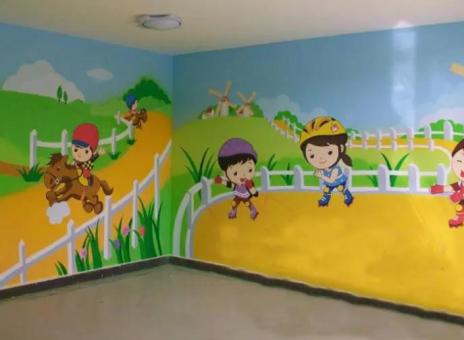 大理幼儿园墙体彩绘制作流程及注意事项